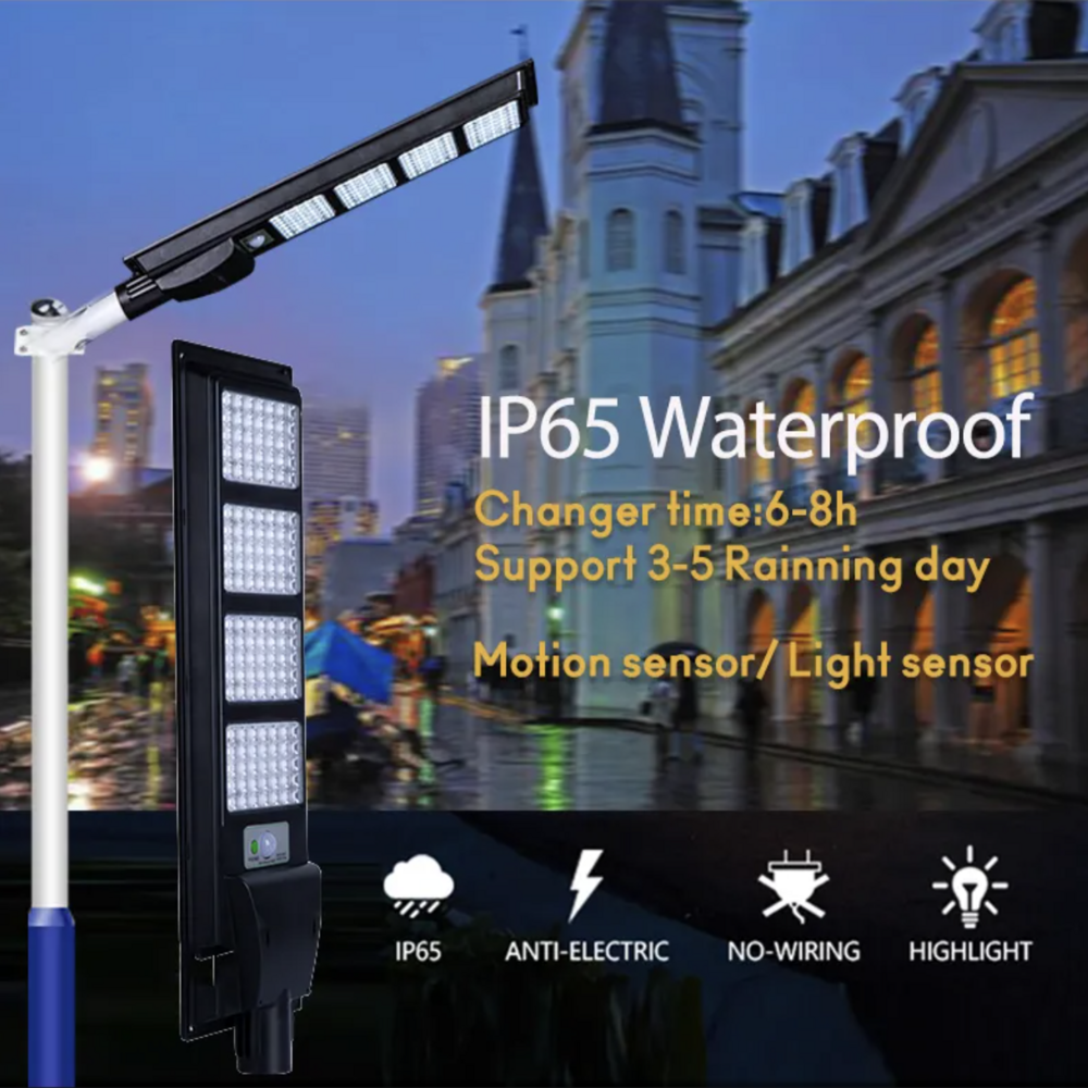 Réverbère en plastique de qualité supérieure IP66 lampe de route étanche extérieure 2000w lampadaire LED-FAIT